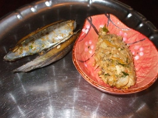 Scoici umplute cu orez, morcov si pastarnac