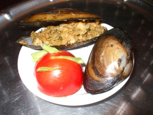 Scoici umplute cu orez, morcov si pastarnac