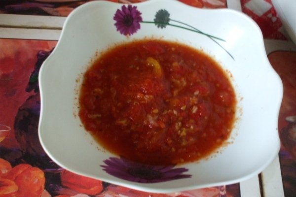 Salata de rosii coapte