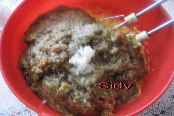 Salata de vinete cu ardei (congelate)