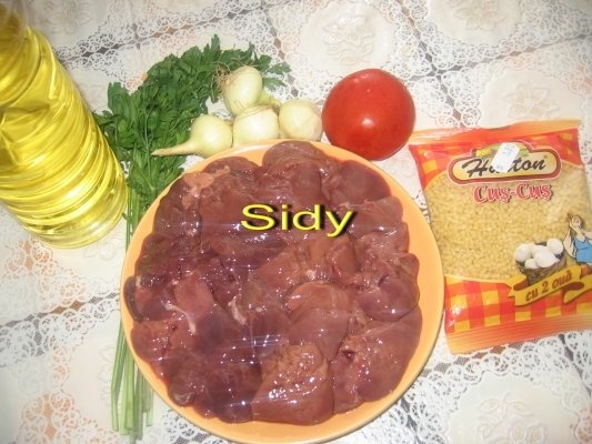 Tocanita de ficatei de pui