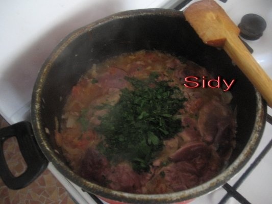 Tocanita de ficatei de pui