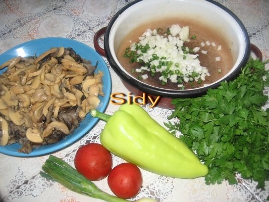 Tocanita de ciuperci