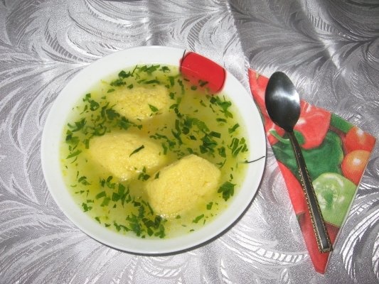 Supa de pui cu galuste - mancarea mea preferata