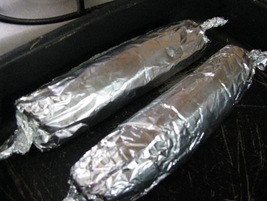 Rulada de pui in glazura alba