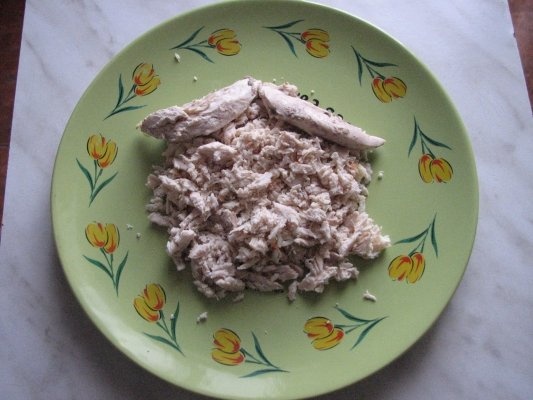 Salata de telina cu piept de pui