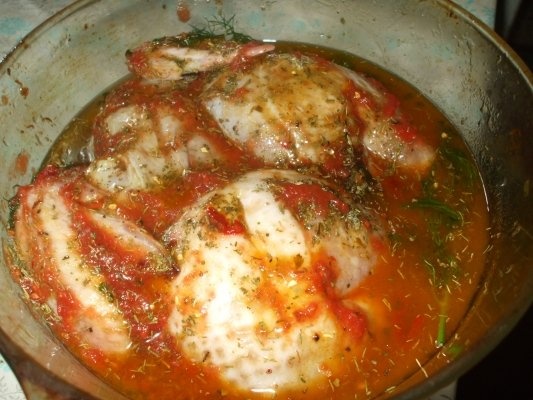 Friptura de pui la microunde