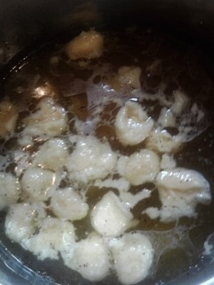 Supa cu galuste de gris