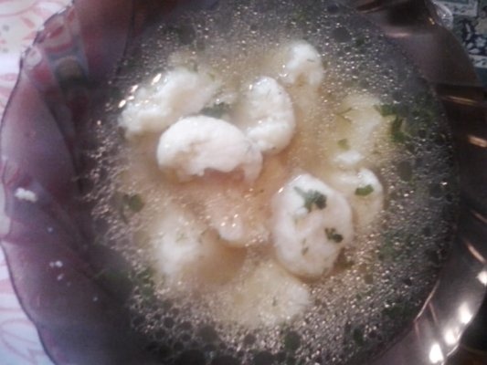 Supa cu galuste de gris