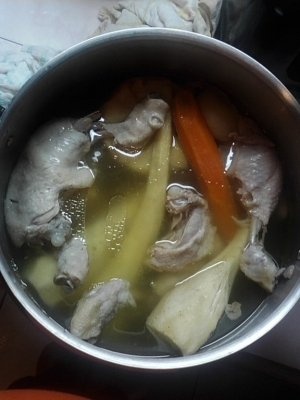 Supa cu galuste de gris