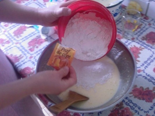 Prajitura cu branza de vaci