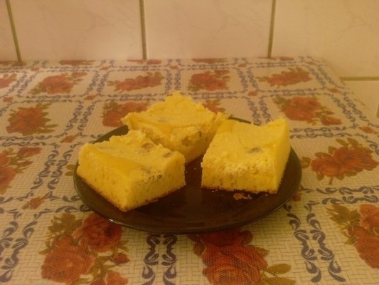 Prajitura cu branza de vaci