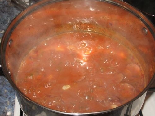 Iahnie de fasole boabe