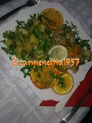 Cartofi taranesti cu pui si citrice