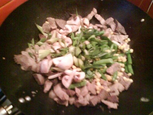 Fajitas cu garnitura de fasole rosie