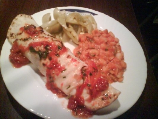 Fajitas cu garnitura de fasole rosie