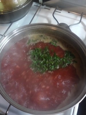 Bors rosu cu afumatura