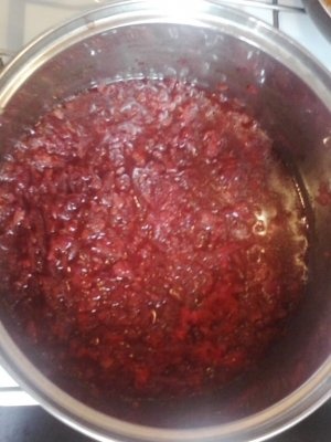 Bors rosu cu afumatura