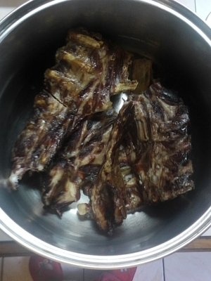 Bors rosu cu afumatura