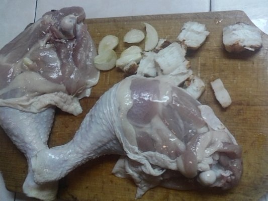 Pulpe impanate si garnitura