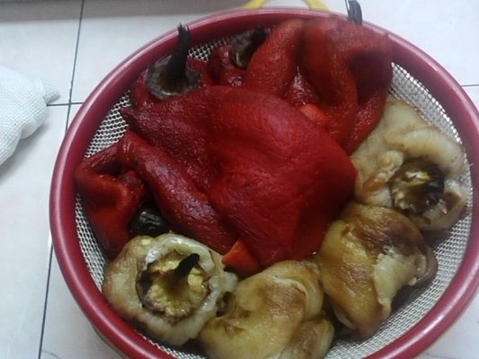 Pulpe impanate si garnitura