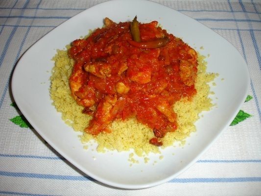Cous cous in stil indian