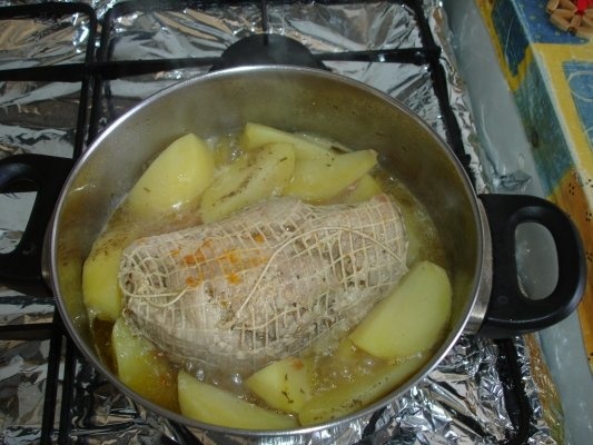 Arosto con le patate (Cotlet de porc cu cartofi)