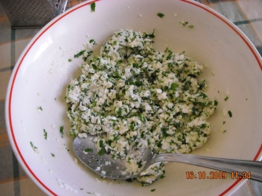 Vinete cu branza-aperitiv