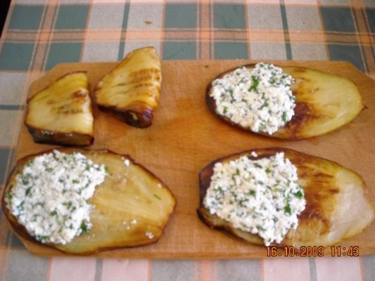 Vinete cu branza-aperitiv