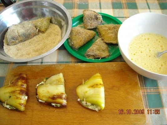 Vinete cu branza-aperitiv