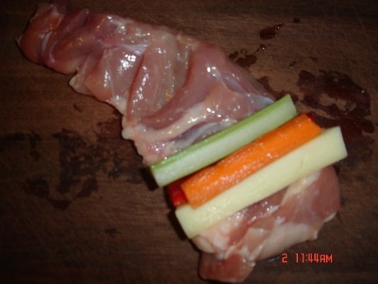 Pulpe de pui umplute