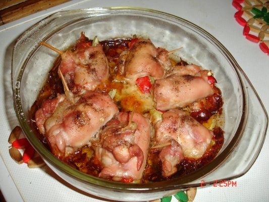 Pulpe de pui umplute