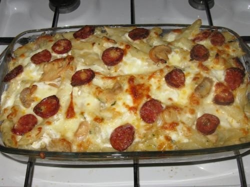 Carnaciori cu penne si ciuperci