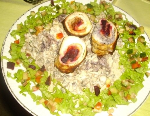 Rulouri de Pui cu ciuperci