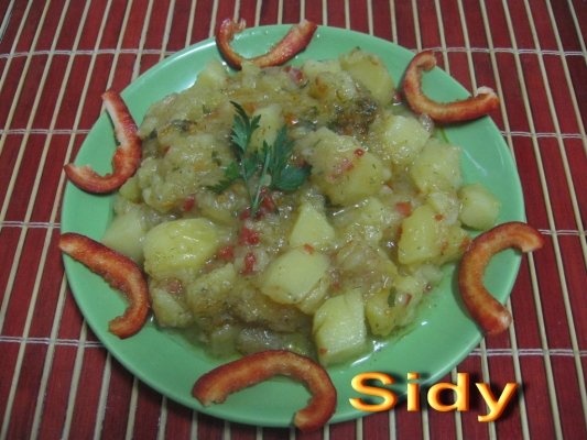 Papricas de cartofi cu dovlecel