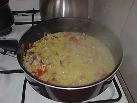 Ficatei de curcan cu rizotto