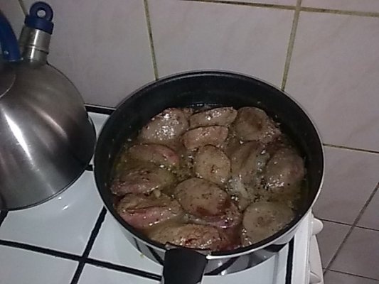 Ficatei de curcan cu rizotto