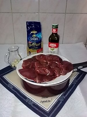 Ficatei de curcan cu rizotto