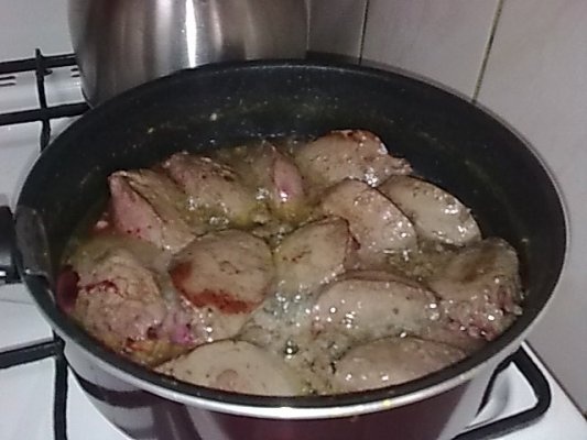 Ficatei de curcan cu rizotto