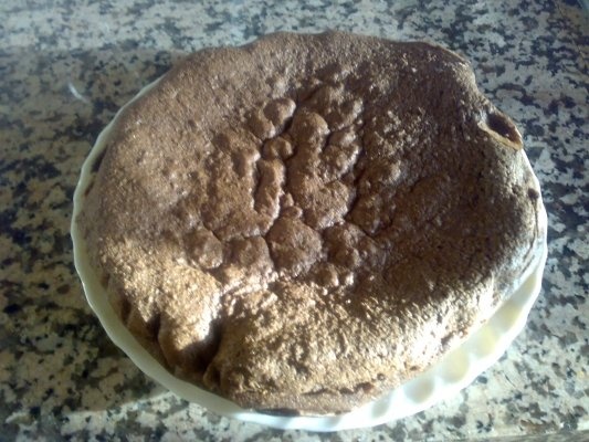 Pandispan cu chantilly de ciocolata