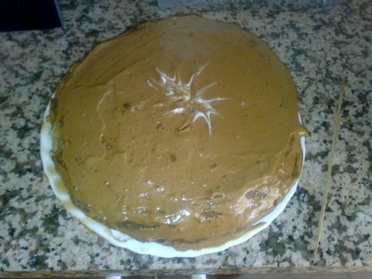 Pandispan cu chantilly de ciocolata