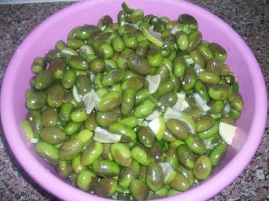 Masline verzi murate