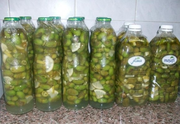 Masline verzi murate