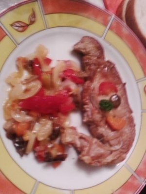 Muschi de porc la tava