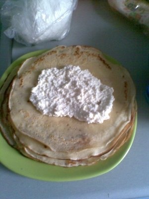 Clatite cu branza la cuptor