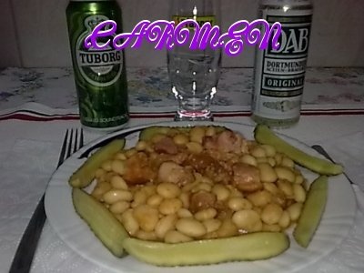 Iahnie de fasole alba, cu ciolan afumat