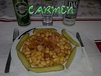 Iahnie de fasole alba, cu ciolan afumat