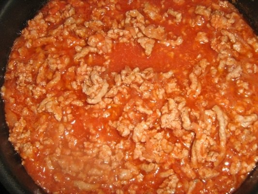 Macaroane cu carne tocata