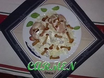 Friptura de curcan, cu paste si sos Gran Cucina