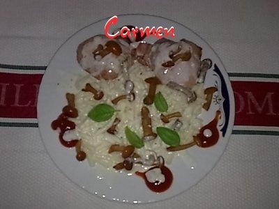 Friptura de curcan, cu paste si sos Gran Cucina